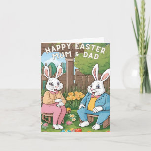 Happy Easter Mum & Dad Card
