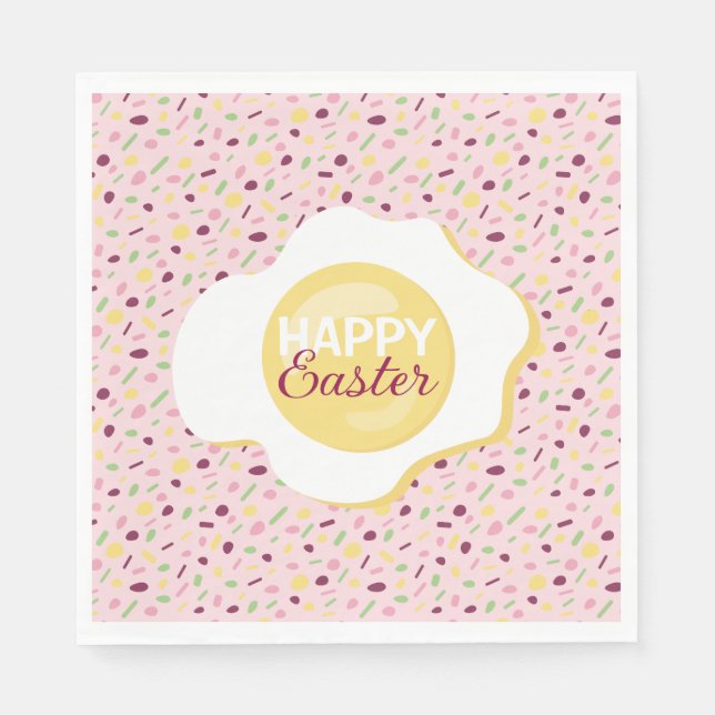 Happy Easter. Napkin (Front)