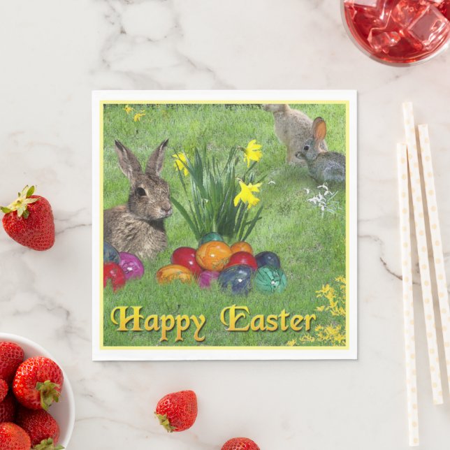 Happy Easter Napkin (Insitu)