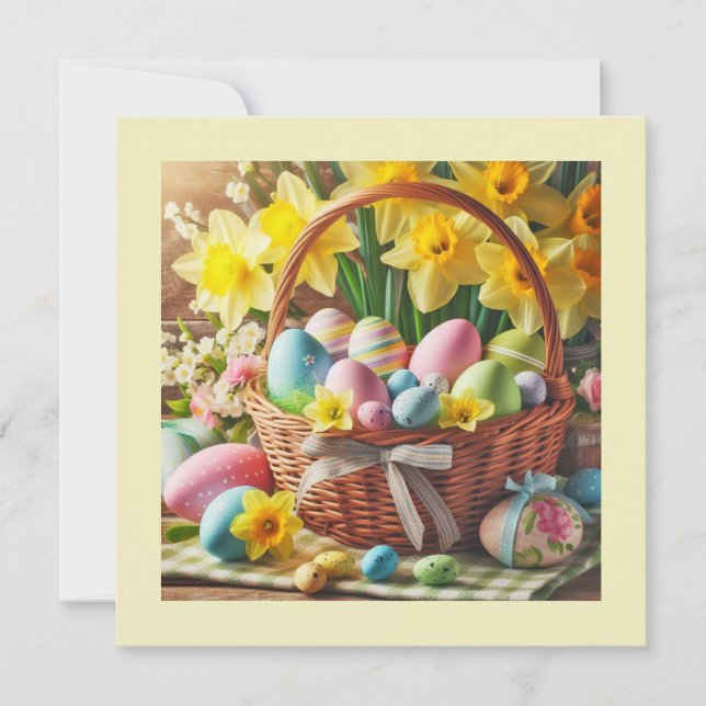Happy Easter Note Card (Front)