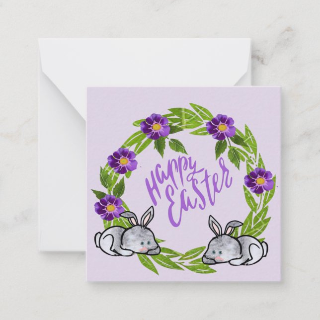 Happy Easter Note Card (Front)