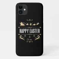 Happy Easter. Oh, Wait... - Santa and Bunny Sleigh