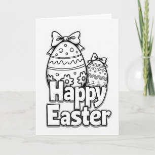 Happy Easter Ornament Card