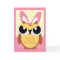 Happy Easter, Owl Greeting Card