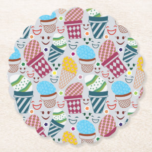 Happy Easter Paper Coaster
