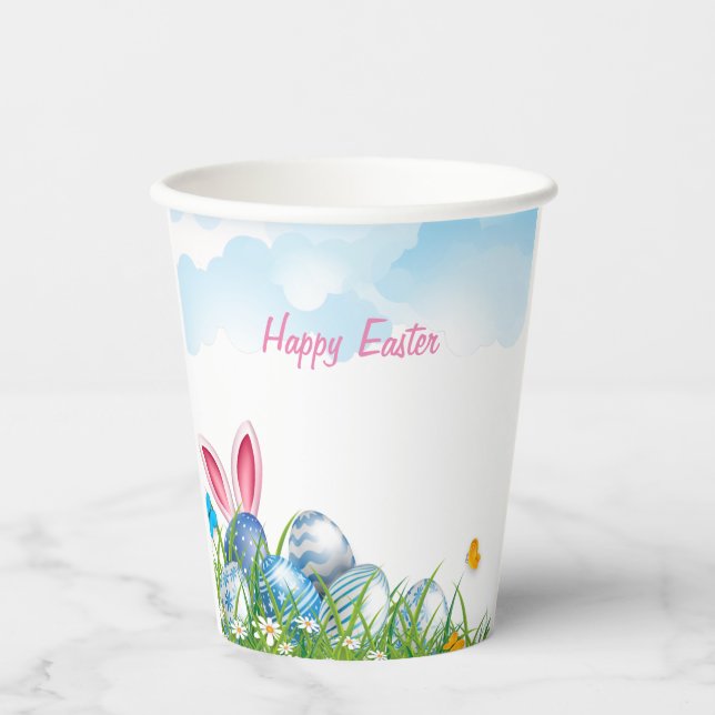 Happy  Easter Paper cup (Front)