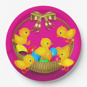 Happy Easter Paper Party Plates