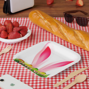 Happy EASTER Paper Plates