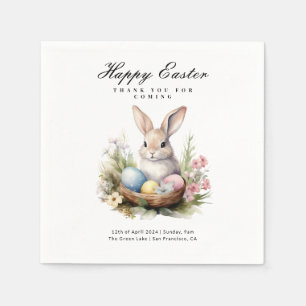 Happy Easter Party Napkin