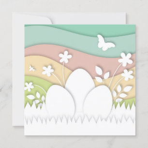 Happy Easter pastel eggs