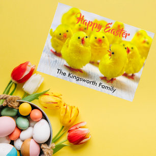Happy Easter personalised Holiday Card