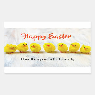 Happy Easter personalised Rectangular Sticker