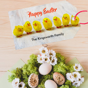 Happy Easter personalized Gift Tags