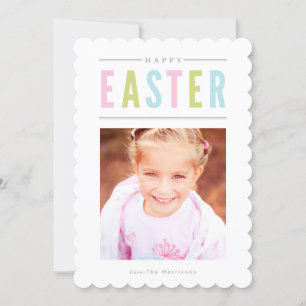 Happy Easter Photo Card Personalised