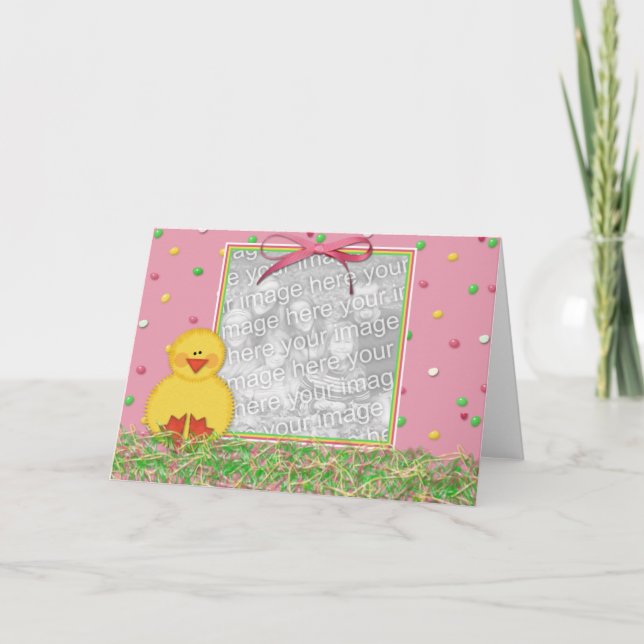 Happy Easter Photo Frame Card (Front)