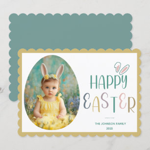 Happy Easter Photo Holiday Card