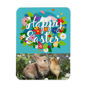 Happy Easter Photo Magnet