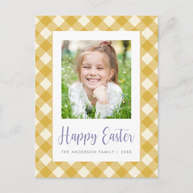 Happy Easter Photo Postcard (Front)