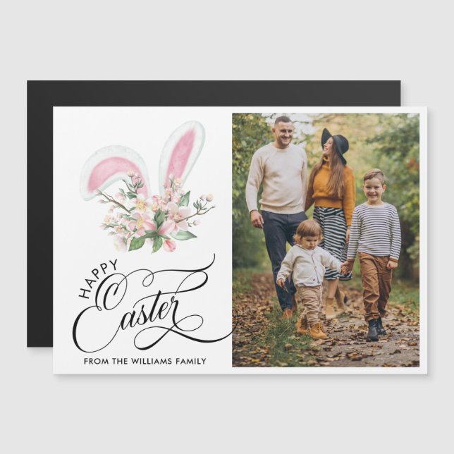 Happy Easter Photo Typography (Front/Back)