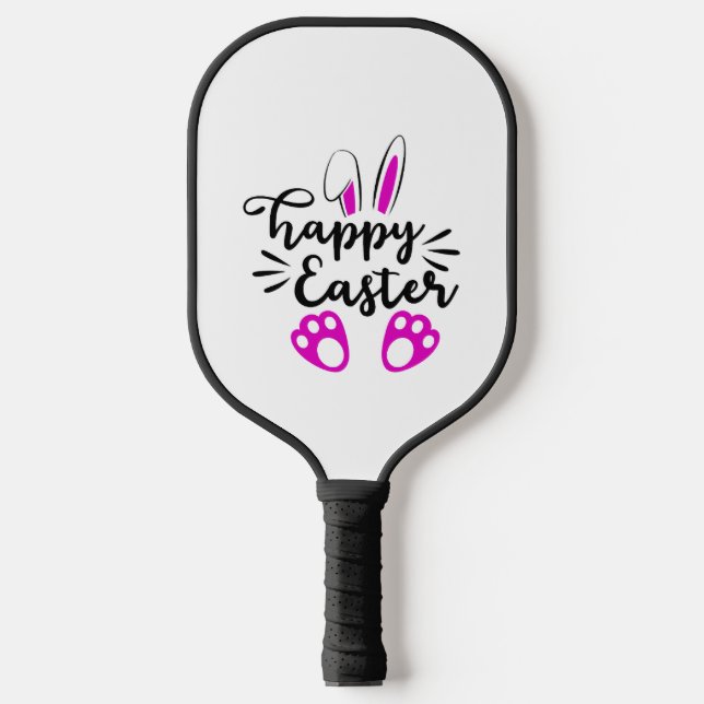 Happy easter            pickleball paddle (Front)