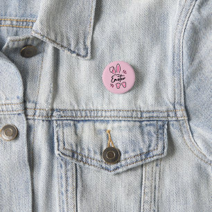 Happy Easter (Pink) 3 Cm Round Badge