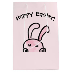 Happy Easter Pink Gift Bag