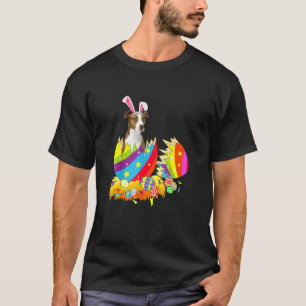 Happy Easter Pitbull Egg Bunny Dog T-Shirt