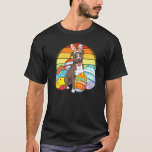 Happy Easter Pitbull Terrier Easter Egg Pets T-Shirt