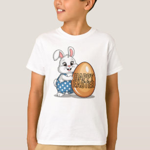 Happy Easter Polka Dot Bunny T-Shirt