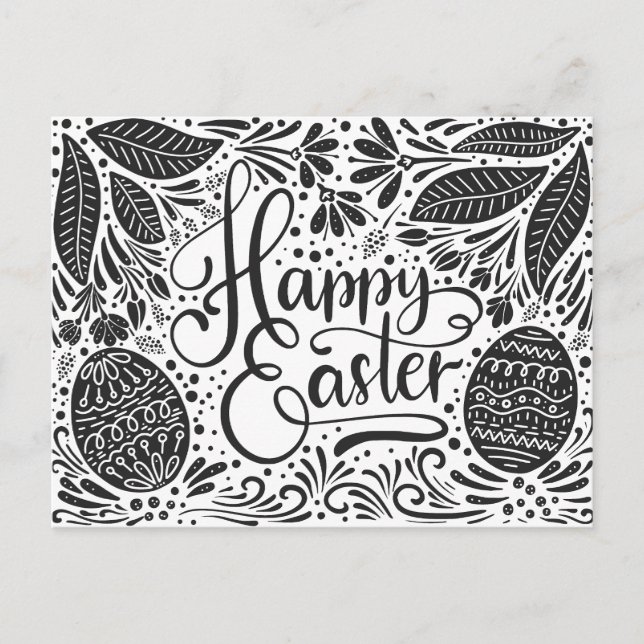 Happy Easter Postcard (Front)