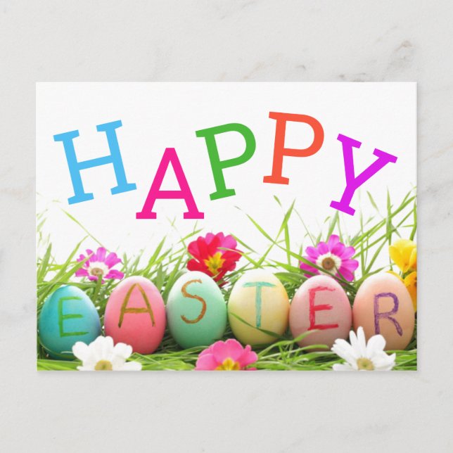Happy Easter Postcard (Front)