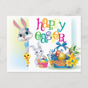 Happy Easter Postcard