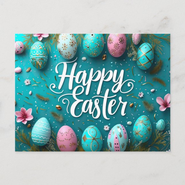 Happy Easter Postcard (Front)