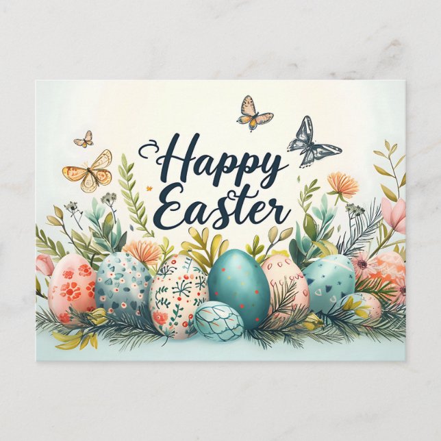 Happy Easter Postcard (Front)