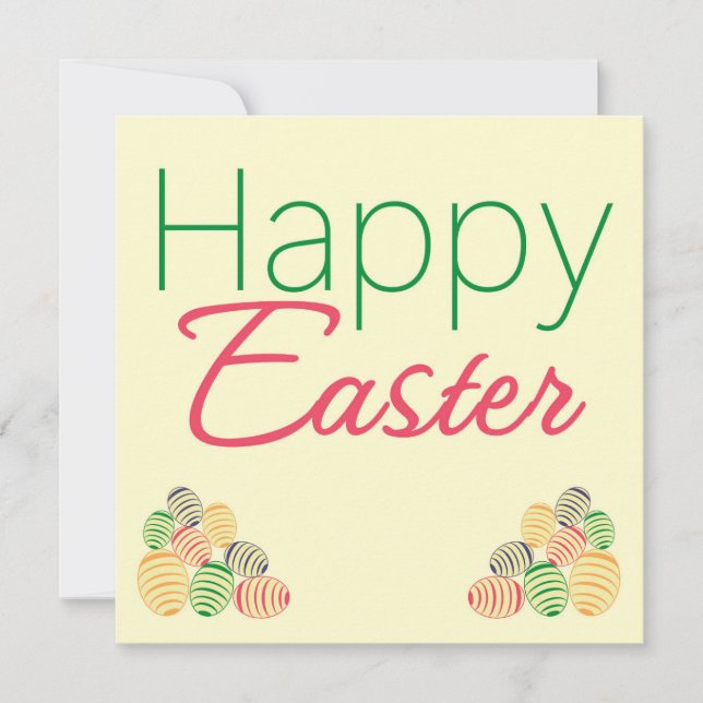 Happy Easter postcards (Front)
