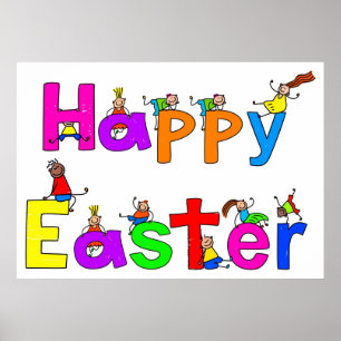 Happy Easter Poster