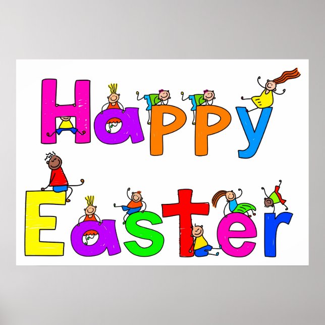 Happy Easter Poster (Front)