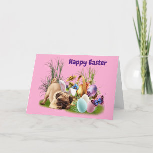 Happy Easter Pub dog holiday card