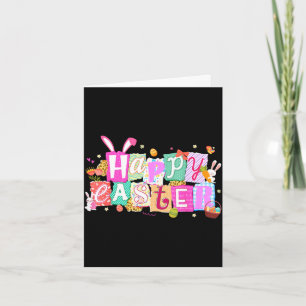 Happy easter rabbit egg for kids boy girl womenHap Card