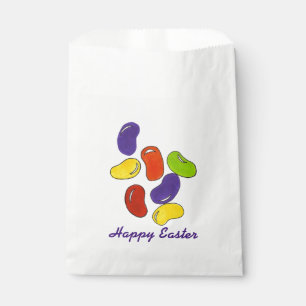 Happy Easter Rainbow Jelly Beans Homemade Candy Favour Bags