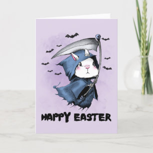 Happy Easter Reaper Bunny Thank You Card