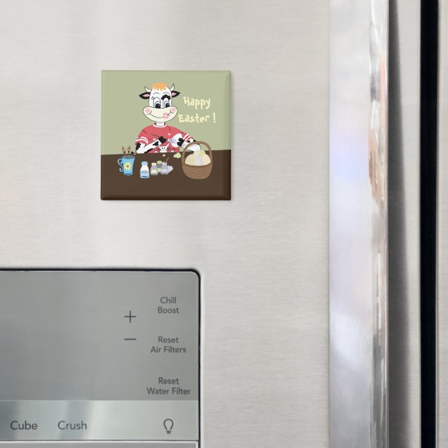 Happy Easter refrigerator magnet (In Situ (Fridge))