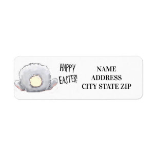 **HAPPY EASTER** RETURN ADDRESS LABEL