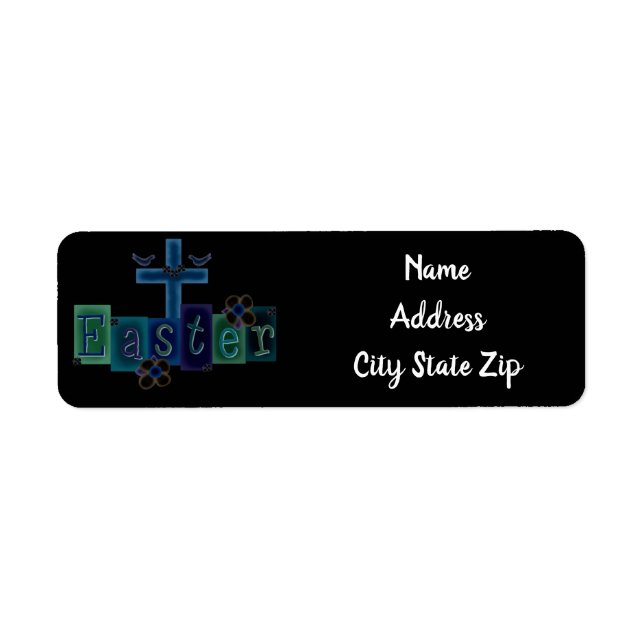 **HAPPY EASTER** RETURN ADDRESS LABEL (Front)