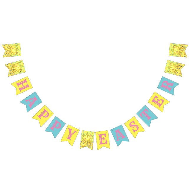 "HAPPY EASTER" ROCKER CHICK MOSH PIT PARTY BANNER (All)