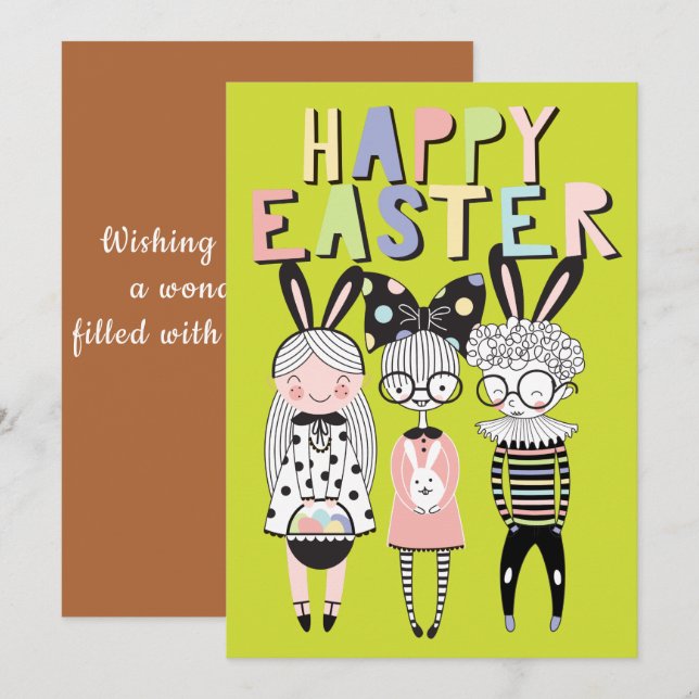 Happy Easter | sample Holiday Card (Front/Back)