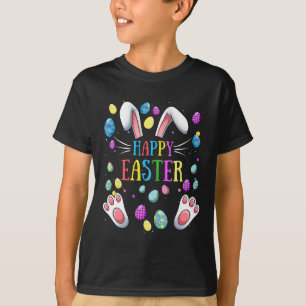 Happy Easter Sayings Bunny Gifts Egg Graphic Famil T-Shirt