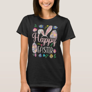 Happy Easter Sayings Egg Bunny 2 T-Shirt