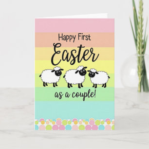 Happy Easter Sheep Friends Card