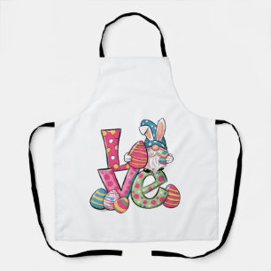 Happy Easter Shirt Gnome Easter Day Love Men Women Apron